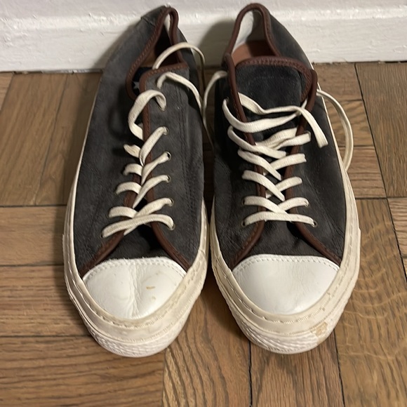 Converse army green suede rare sneaker men’s size 10 vintage - Picture 5 of 6